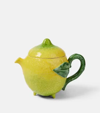 Bordallo Pinheiro Lemon ceramic teapot