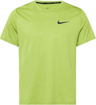 Nike Mens Nike Pro Dri-FIT Solid Color Casual Sports Quick Dry Round Neck Short Sleeve Atomic Green T-Shirt CZ1182-377