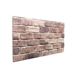 vidaXL Paneles De Pared 10 Uds. 100 X 50 Cm Marr&oacute;n Y Gris Espuma Eps Vidaxl