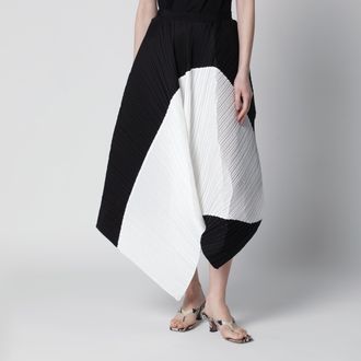 Entire studios Asymmetric pleated black skirt