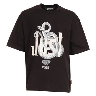 Roberto Cavalli Camiseta Gr&aacute;fica - Tops - Hombre - Negro - L