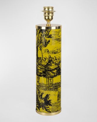 Fornasetti Giardino Settecentesco 17 Cylindrical Lamp Base