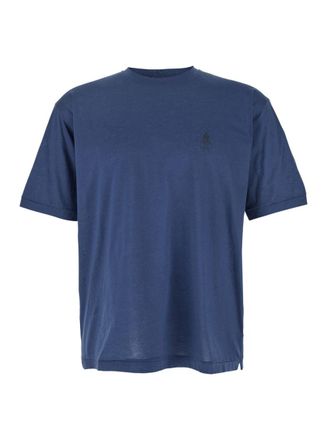C.P. Company Blue Logo T-Shirts