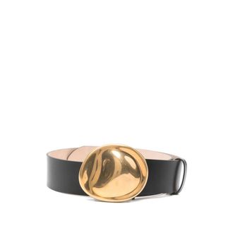 Khaite Olivia Belt - female - Khaite - Belts - Black - 80 CM - Accessories