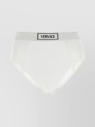Versace ribbed high-rise briefs