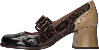 Chie Mihara Meyko Mid Heel Pump - Dames - Pumps - Veelkleurig - 37 EU - Leer - Schoenen