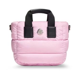 Moncler Micro Caradoc Tote Bag - Dames - Handtassen - Roze - ONE Size - Katoen - Tassen