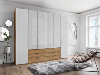 Wiemann Drehtürenschrank »Monaco« mit Teil-Glasfront sowie hochwertige Beschläge inkl. Dämpfung