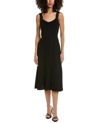 Karl Lagerfeld Pleated Midi Dress