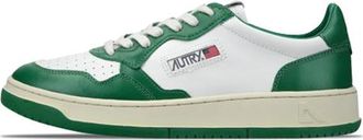 Autry Autry Medalist Low Leather Green White AULM-WB03