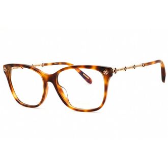 Chopard Ladies Brown Rectangular Eyeglass Frames VCH352S