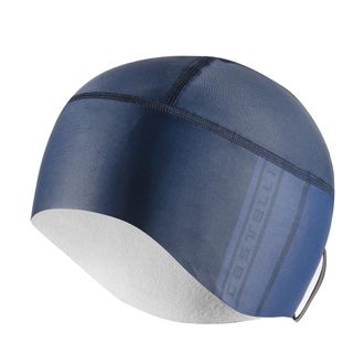 Castelli Mens Pro Thermal 2 Skully, Lightweight Fleece Insulating, Helmet Compatible Road Cycling & Gravel Biking Cap, Belgian Blue, One size