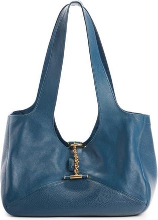 Chlo&eacute; Medium Balloon Leather Tote in Tapestry Blue at Nordstrom