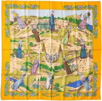 Herm&egrave;s Pre-owned Foulard Coiffes Normandes - - Pre-owned - Donna - Multicolore - ONE SIZE