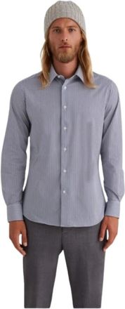 Traiano Rossini Radical Fit Shirt - Heren - Zakelijke Overhemden - Blauw - M - Katoen - Overhemden