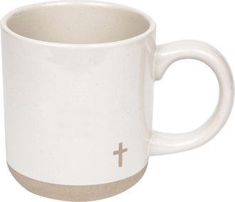 Sweet Water Decor Stoneware Quote Coffee Mug in Cross Icon at Nordstrom
