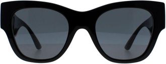 Versace Cat Eye Womens Black Dark Grey VE4415U - One Size