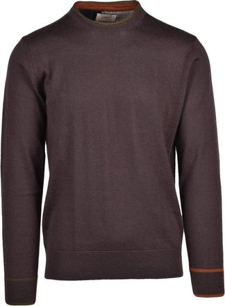 Bob Truien & Vesten, Heren, Bruin, L, Wol, Pullover met ronde hals