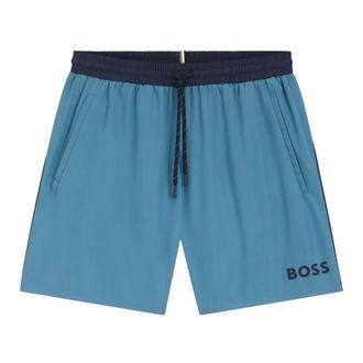 HUGO BOSS Hugo, Bottoms, male, Blue, Size: XL Starfish 50514429 Swim Short
