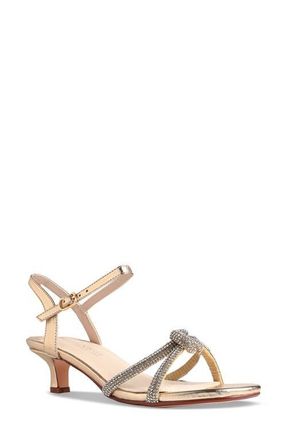 Touch Ups Talulah Kitten Heel Sandal in Gold at Nordstrom, Size 5.5