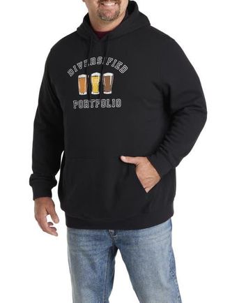 Life is good Big & Tall Diversified Hoodie in Black at Nordstrom, Size 3X Big