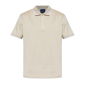 Paul & Shark Paul & Shark, Polo Shirts, male, Beige, Size: 2XL Cotton Polo Shirt