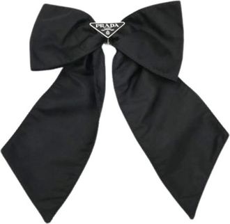 Prada Pre-owned Accessories, female, Black, Size: ONE SIZE Pre-owned Vintage Barrette