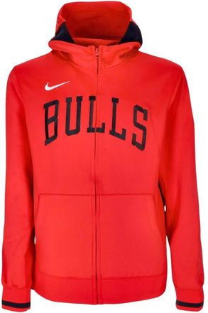 Nike Dri-fit Zip Hoodie - Heren - Sportshirts - Rood - M - Polyester - Fitness