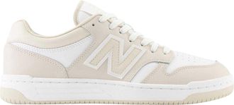 New Balance Leren sportschoenen voor dames, maat 480 (Wit/Beige)