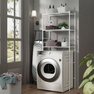 Vicco Mueble Para Lavadora Miso, Blanco, 66 X 162 Cm, Vicco