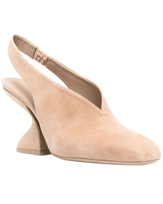 Ferragamo Suede Slingback Pump