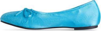 Balenciaga Leopold Ballerina Shoes Turquoise 742359W2H824000