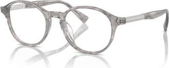 Brunello Cucinelli 50mm Oval optical glasses in Grey at Nordstrom