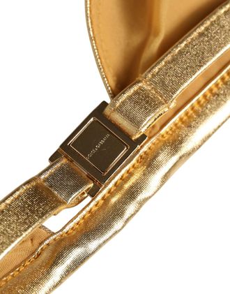 Dolce & Gabbana Womens Gold-Tone Triangle Bikini Top Dg Logo Swimwear Elastane Polyester