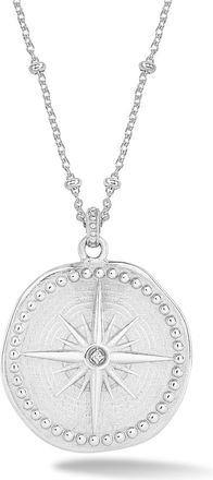 Dower & Hall Diamond True North Talisman Necklace