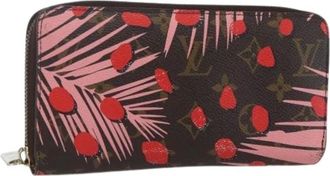 Louis Vuitton Pre-owned Wallets, female, Multicolor, Size: ONE SIZE Pre-owned Canvas Wallet