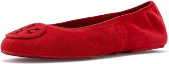 Tory Burch Reva Travel Ballet Womens Shoes Toucan Red : 10.5 M, Leather
