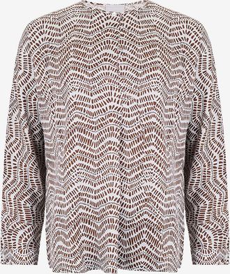 Hemisphere Bedruckte Seidenbluse Hinca