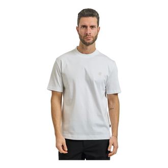 HUGO BOSS Tops, Heren, Wit, 6Xl, Katoen, Boss T-shirts en Poloshirts