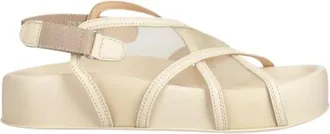 AGL Agl, Mujer, Zapatos, Beige, Talla: 40 EU