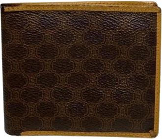 Celine Pre-owned Leather Wallet - Dames - Vintage Accessoires - Bruin - ONE Size - Leer - Vintage