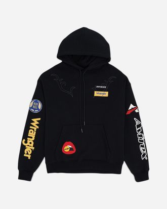 Wrangler Men s Avirex Hoodie Black