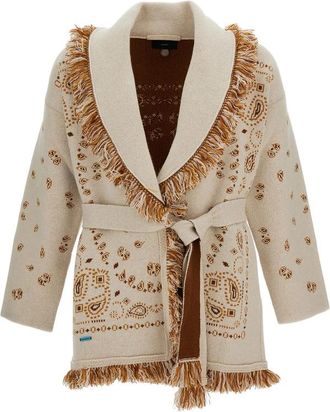 Alanui Bandana-print Cardigan