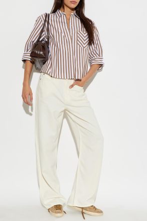 Rag & Bone Straight-leg Jeans, Womens, Cream