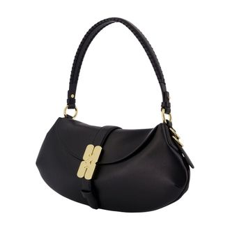 Ganni Womens B Kat Shoulder Bag Black Synthetic