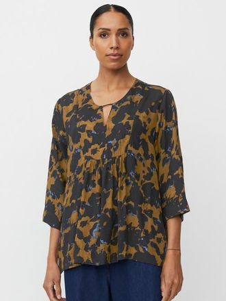 Masai MaDurion 3/4 Sleeve Draped Blouse in Breen at Nordstrom, Size Xx-Large