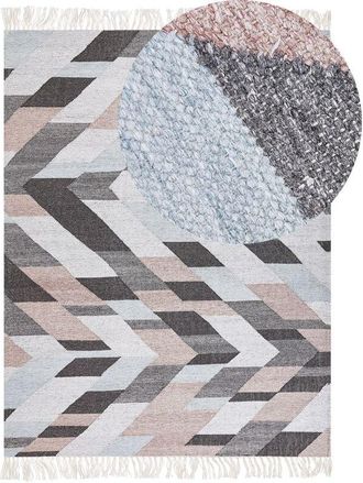 Beliani Rug NAKKAS Multicolour 160 x 230 cm Jute