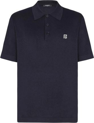 Balmain Hombre, Camisetas, Azul, Talla: L
