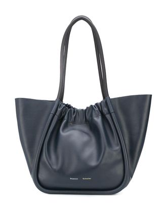 Proenza Schouler Borsa tote con logo - Blu