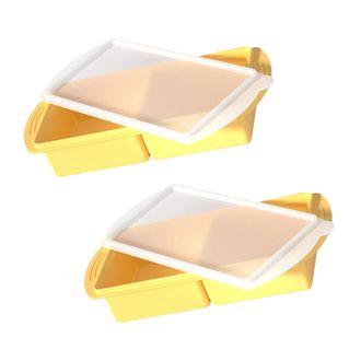 OEM Formas De Ladrillos Fr&iacute;os De Gran Capacidad Con Color Amarillo
